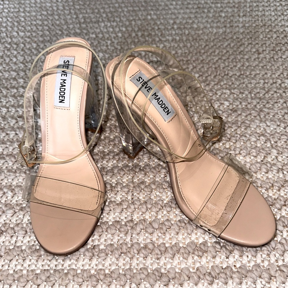 STEVE MADDEN Clearer clear heels
